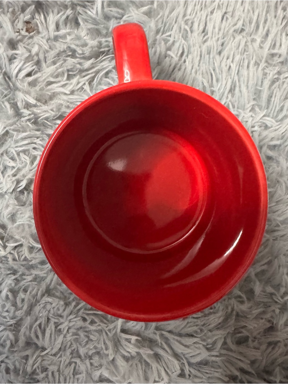 Peanuts White Ceramic Mug with Red Handle - Picture 3 of 4